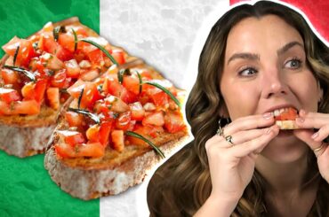 Irish People Try Italian Bruschetta