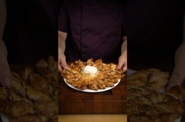 ASMR | Puff pastry sun with ham and cheese camembert ! #Shorts