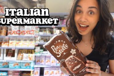 food shopping at an italian supermarket *taste test!!*