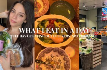 Full Day of Eating Out in Luzern, Switzerland - Favorite Restaurants - How Much it Costs