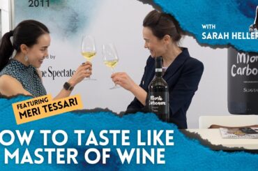 How To Taste Like A Master of Wine in 3 Minutes With Sarah Heller MW Featuring Suavia