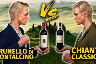 Chianti Classico vs Brunello di Montalcino (Comparing & Tasting)