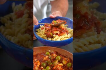 Pasta Puttanesca Like a True Italian  #cooking #longisland #cookingshorts #recipe #shorts