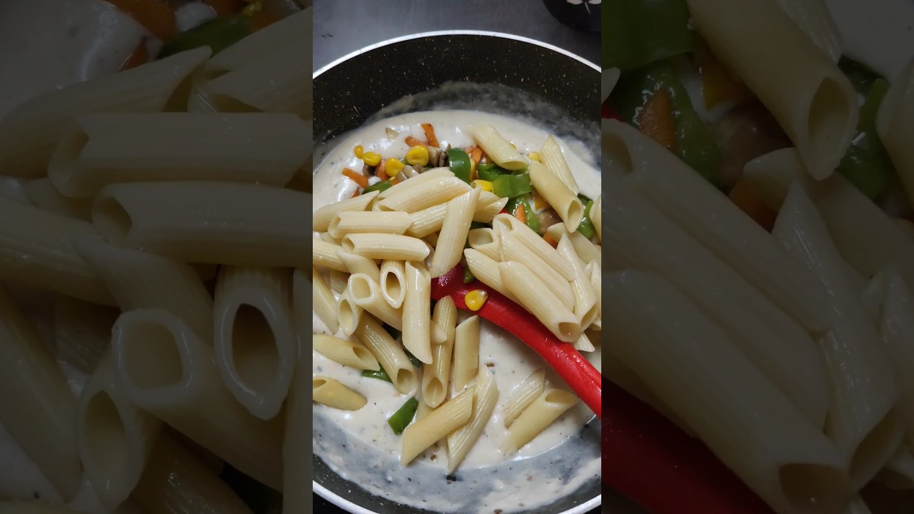 White Sauce Pasta Recipe | Cheese Pasta Snacks #youtubeshorts #pasta #shorts #whitesaucepastarecipe White Sauce Pasta Recipe | Cheese Pasta Snacks #youtubeshorts #pasta #shorts #whitesaucepastarecipe