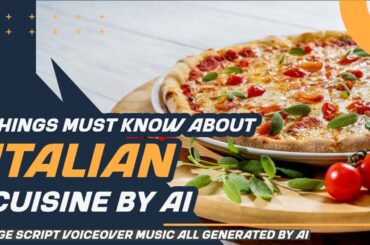 AI about Italian cuisine