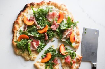 Sweet and Savory Italian Salad Pizza Recipe