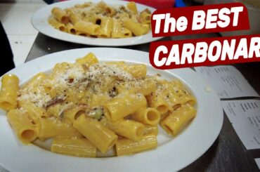 BEST CARBONARA At "Zero Sei" In Valletta - Traditional Italian Food From Rome