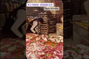 Italy Amazing street food in Bergamo #shorts