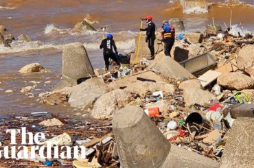 Libya: bodies pulled from sea as country reels from deadly flooding