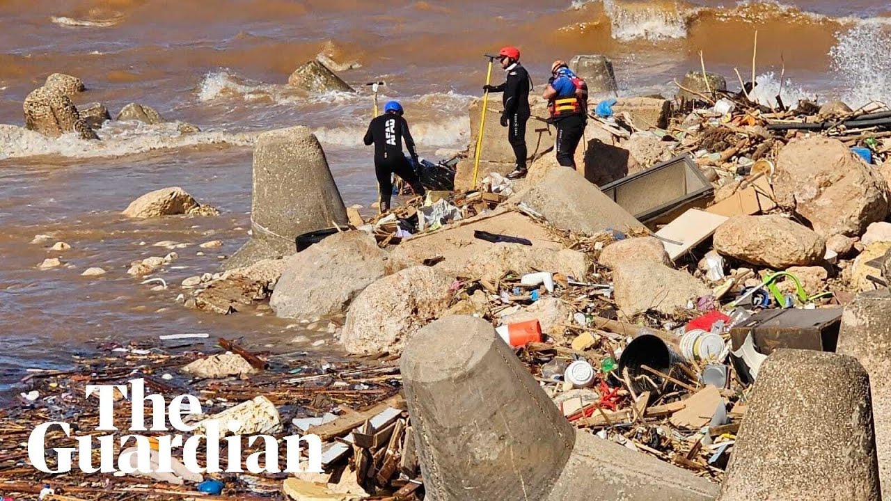 Libya: bodies pulled from sea as country reels from deadly flooding Libya: bodies pulled from sea as country reels from deadly flooding