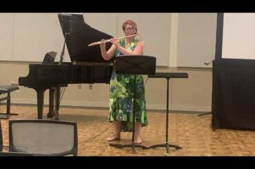 Flutist Christine Beard performs "The Highest Arm" (soundwalk version) by Michael Genese; NFA 2023