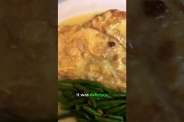 Chicken Francese American Italian food from O'Neills Maspeth Queens NY #food #shorts