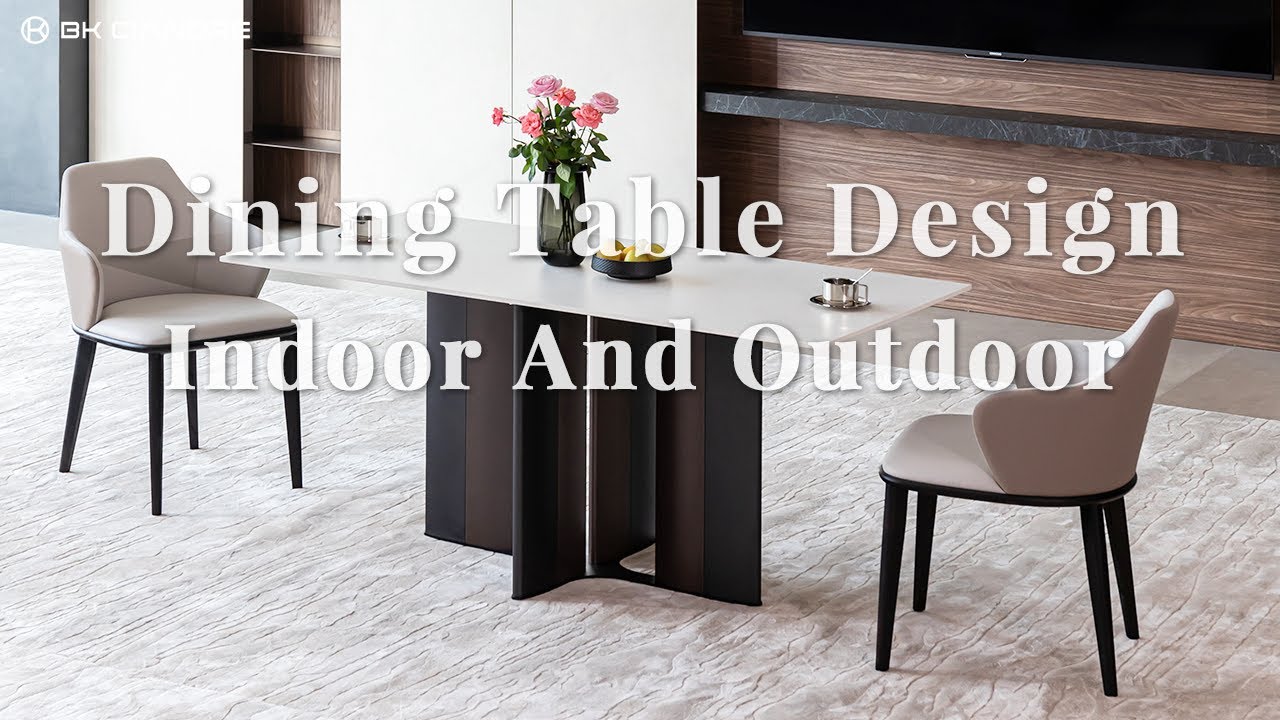 Long ceramic dining table design | Italian porcelian slab | table set | Bk Ciandre Long ceramic dining table design | Italian porcelian slab | table set | Bk Ciandre