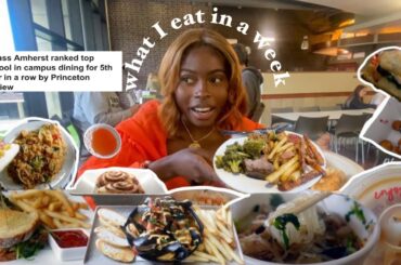 what I ate in a week at America's best college dining hall (UMass Amherst)