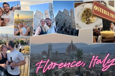 Day in Florence, Italy! Piazzale Michelangelo Sunset & Osteria Pastella! EFUB Ultimate Italy Vlog 6
