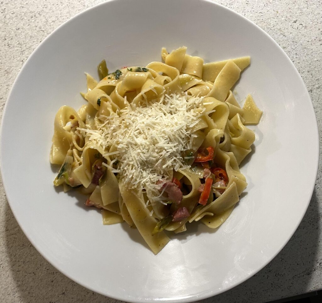 Pappardelle alle cipolle