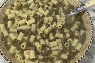 Pasta e Lenticchie - Lentil Soup