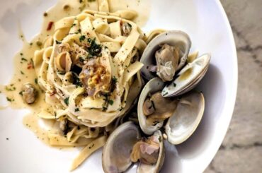 Hand rolled linguine with clams - rate my plating!