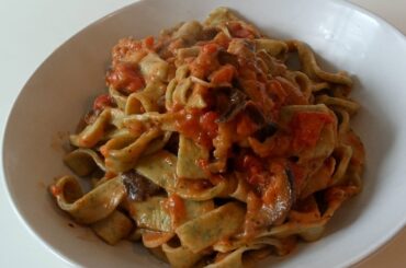 I made (Spinach) Pasta by hand for the first time