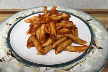 Penne Rigate with Marinara.