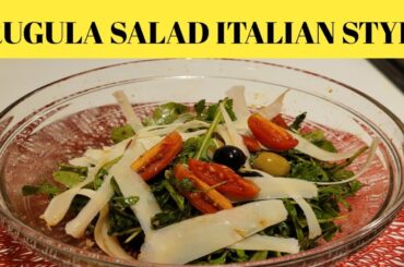 RUGULA SALAD ITALIANO STYLE KA TARIQA  [desi italian cooking and blogs]