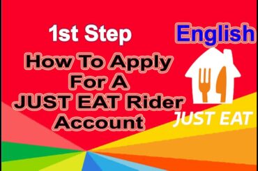 First Step - How to Apply or Register For JUST EAT ITALY Rider account ? | JUST EAT | ENGLISH
