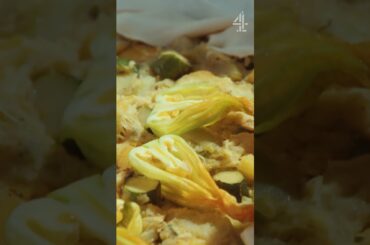 Minty Courgette Tart | Jamie Oliver Cooks the Mediterranean #shorts