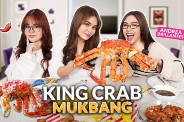 KING CRAB MUKBANG + JUICY Q&A WITH ANDREA BRILLANTES | IVANA ALAWI