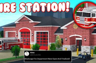 The Bloxburg FIRE DEPARTMENT!