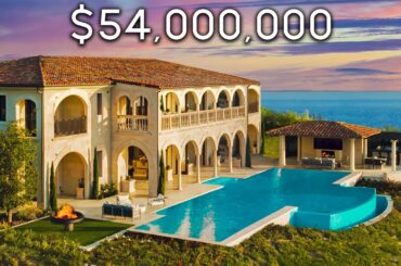 Touring a $54,000,000 Italian Mansion with a Hidden Underground Garage!