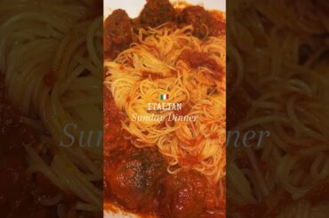 Italian Pasta and Meatballs  #italianfood #italianrecipes #sundaydinner #meatballs  #italiancooking