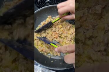 quick & easy creamy beef spaghetti #shorts #recipes #spaghetti