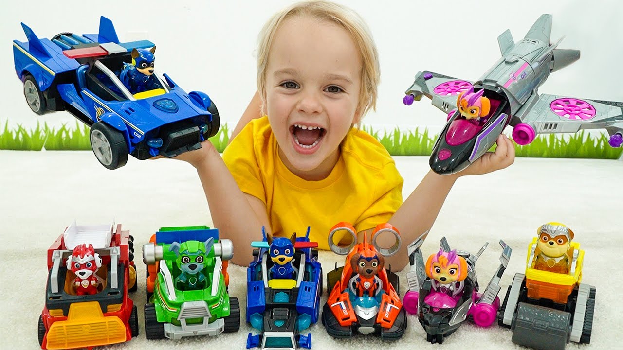 Chris and Niki PAW Patrol Mighty Movie Toys Rescue Mission Chris and Niki PAW Patrol Mighty Movie Toys Rescue Mission