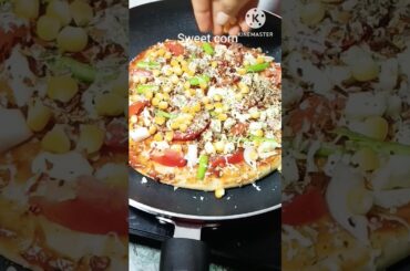 Instant Pizza Recipe Without Oven No Yeast Instant Pizza Dough #youtubeshorts #shorts #viralshorts