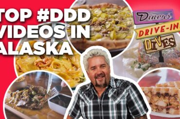 Top 5 #DDD Videos in Alaska with Guy Fieri | Diners, Drive-Ins and Dives | Food Network
