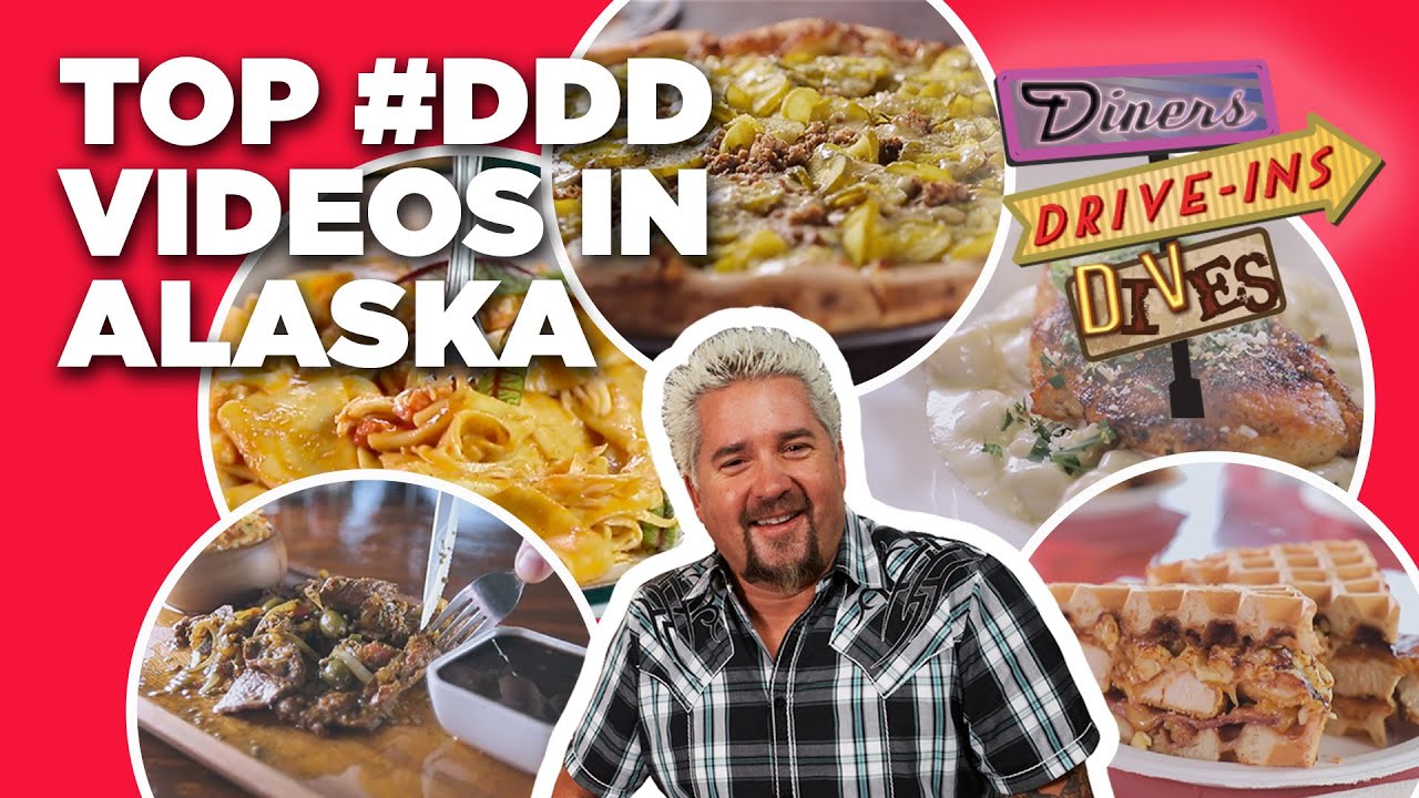 Top 5 #DDD Videos in Alaska with Guy Fieri | Diners, Drive-Ins and Dives | Food Network Top 5 #DDD Videos in Alaska with Guy Fieri | Diners, Drive-Ins and Dives | Food Network