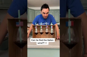 can he find the Italian wine?  #shortvideoviral