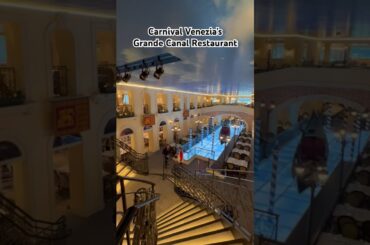 Carnival Venezia! Isn’t this the most beautiful dining room?!