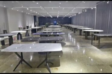 Factory directly Wholesale Luxury marble Dining table and Coffee table Furniture Showroom