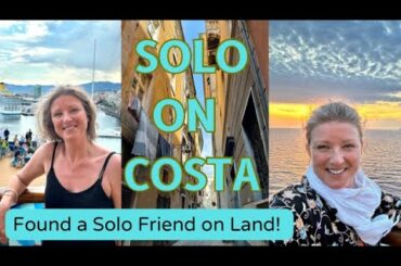Strolling Savona, Italy + Food & Fun Onboard! Ep4: Cruising Costa Solo!