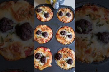 Pasta Muffins Recipe #pasta #muffins