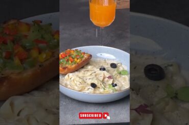 Fettuccini Pasta With Bechamel Sauce #pasta #delicious #yummy #shotrs #tasty