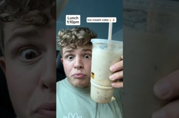 Eating different fast food drink hacks for the entire day!