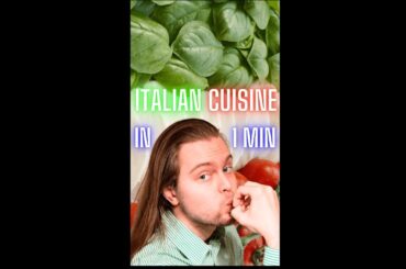 Incredibly Tasty Italian Cuisine in 1 Minute.