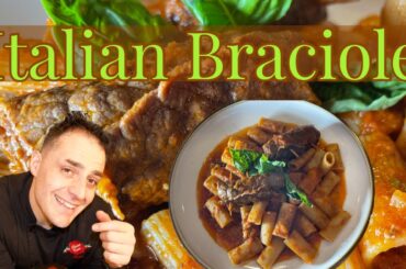 HOW TO MAKE THE REAL BRACIOLE RECIPE | SHORT VIDEO RECIPE | THE CHEF RINO SHOW