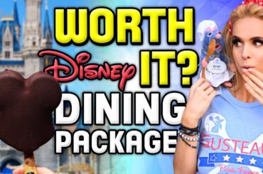 NEW EPCOT DINING PACKAGE! Coral Reef Restaurant & Disney Food Review | Disney Dining in Disney World