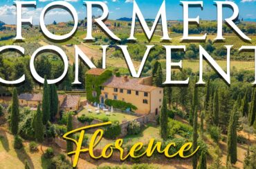 FORMER CONVENT WITH POOL AND OLIVE GROVE FOR SALE IN CHIANTI, 30' FROM FLORENCE | ROMOLINI