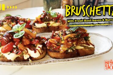How to Make Bruschetta | Italian Cuisine | Quick & Easy Cheese Bruschetta | Garlic Confit Bruschetta