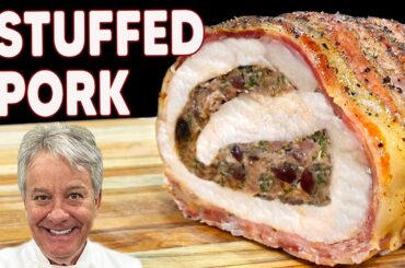 The Ultimate Pork Dinner! Stuffed Pork Loin | Chef Jean-Pierre