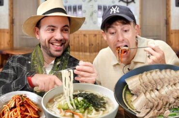 Italian Chef tries the BEST Street Market food in Korea!!